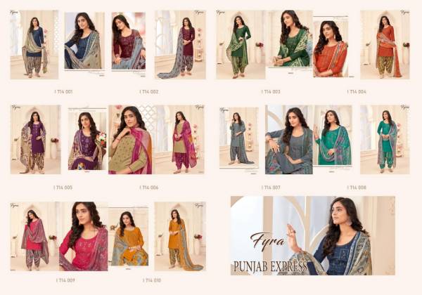 Fyra Punjab Express Latest Fancy Designer Soft Cotton Dress Material10